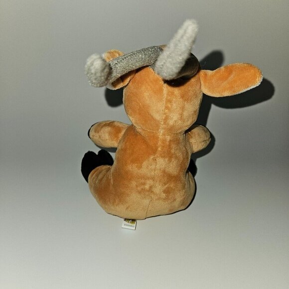 Curto Toy Brown Antelope Plush 7.5"  Stuffed Animal Toy Sewn Eyes - Picture 2 of 7